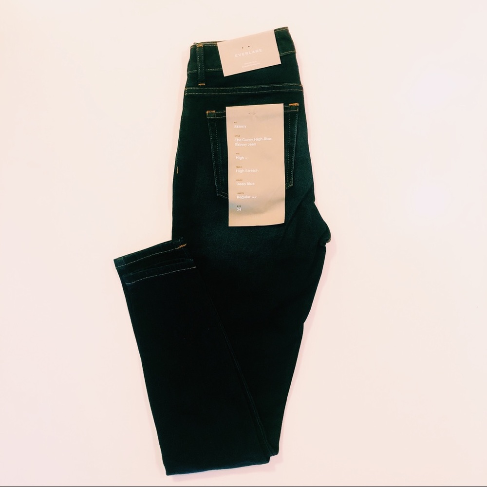 Everlane dark skinny jeans